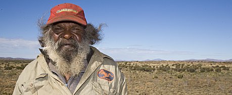 Wally, Anangu Guide showcasing the area. 