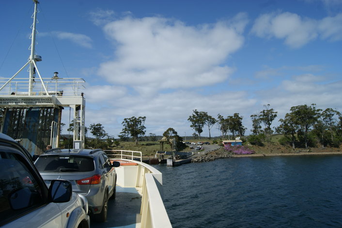 Ferry trip over to Bruny