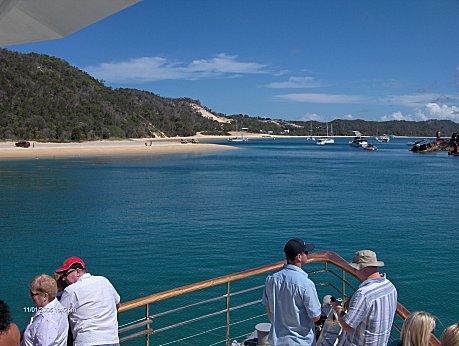 Pristine marine environment in Moreton Bay