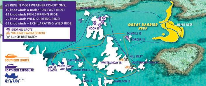 Map of 60 min Scenic Flight